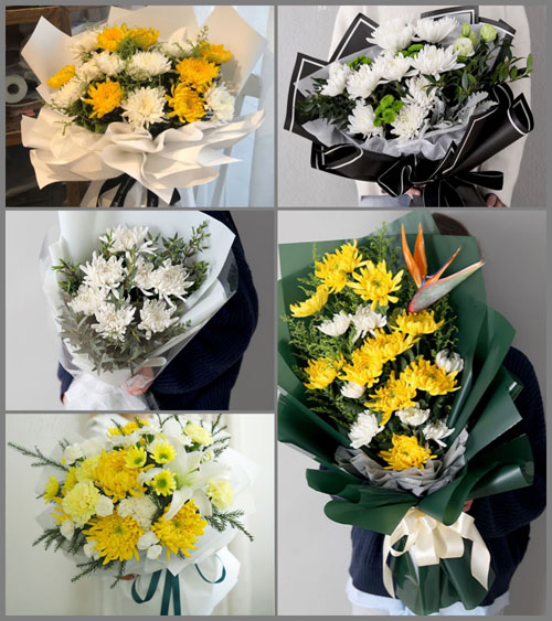 山西太原小店区刘家堡乡东里解村白事花束代送